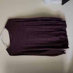 AE maroon open back sweater